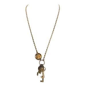 Juicy Couture Gold Key Charm Necklace